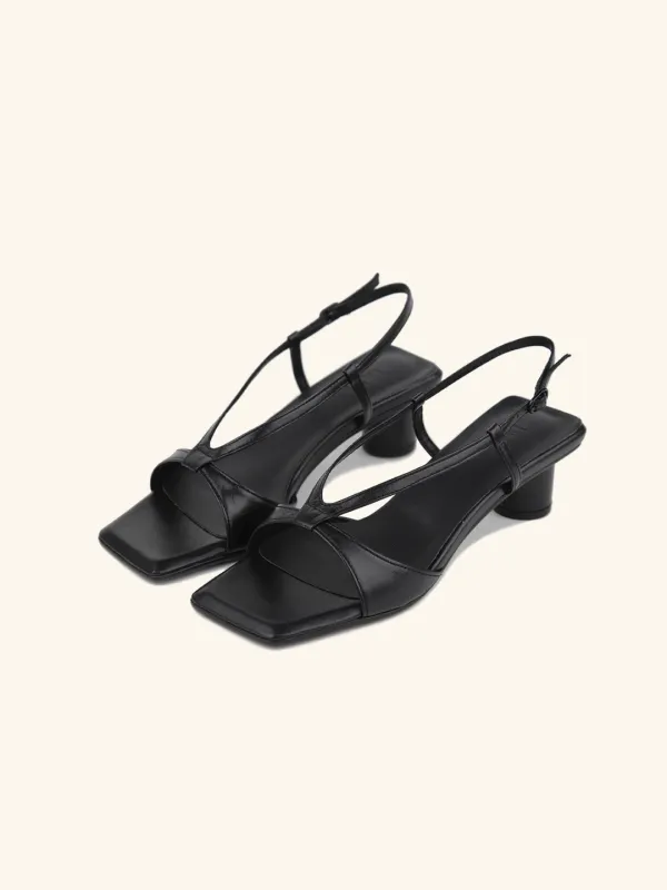V STRAP sandal / 빈티지블랙