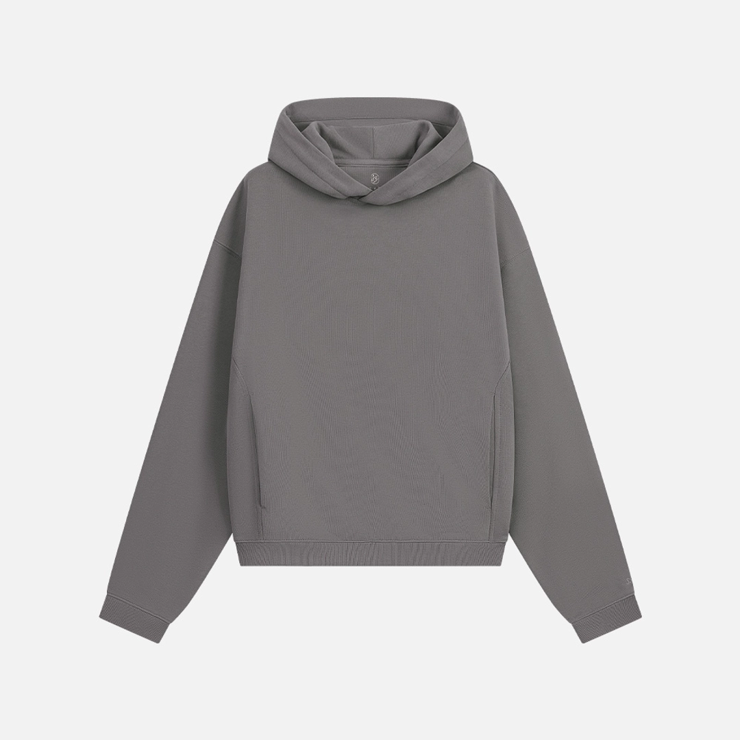 시야쥬 SITP5314 빈티지 레귤러 후드 티셔츠_Purple gray 상품 이미지 2