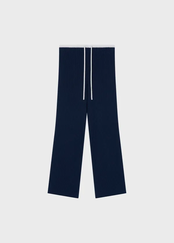 Relaxed Lounge Knit Pants Navy