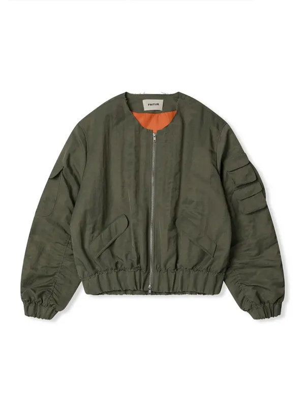 MA-1 Bomber Jacket Khaki_F243JP01