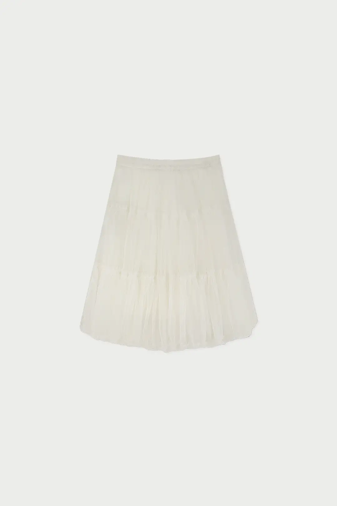 Chiffon midi skirt