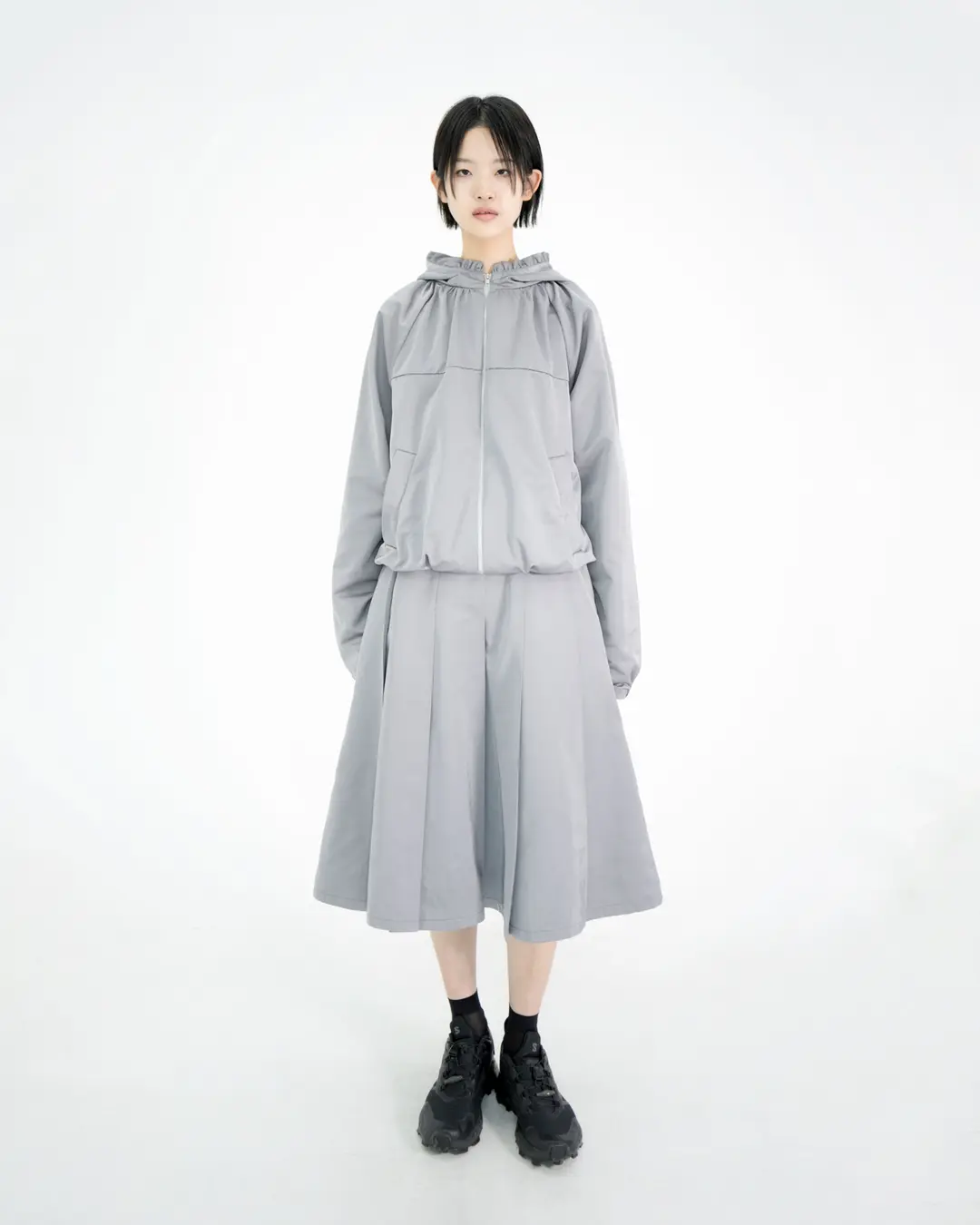 유노이아 wind pleats skirt 상품 이미지 2