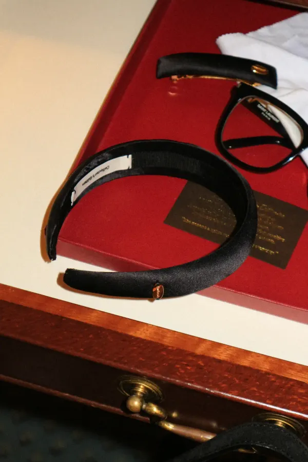 Silk Headband_Black