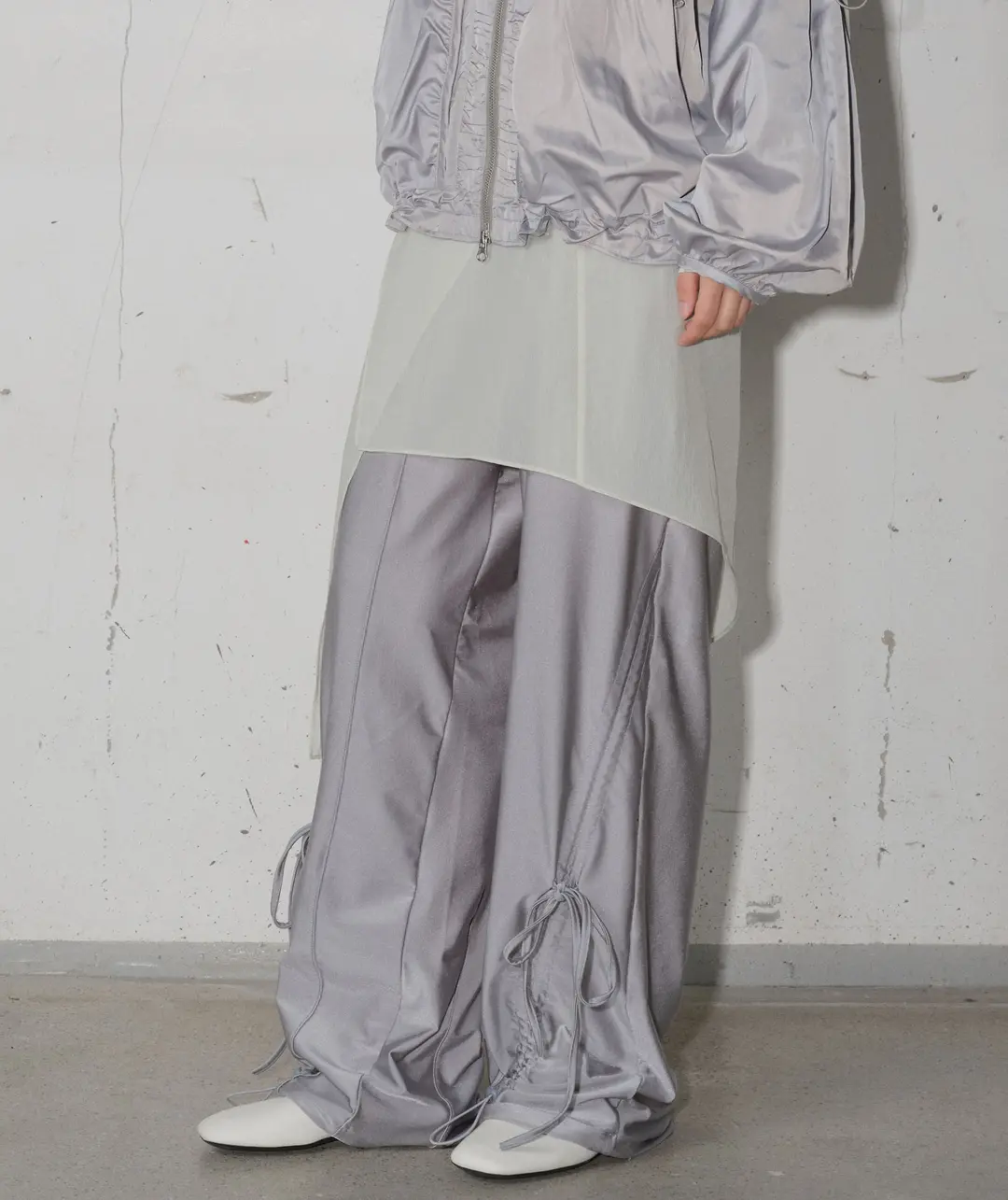 타입서비스 Satin Strap Pants [Gray] 상품 이미지 2