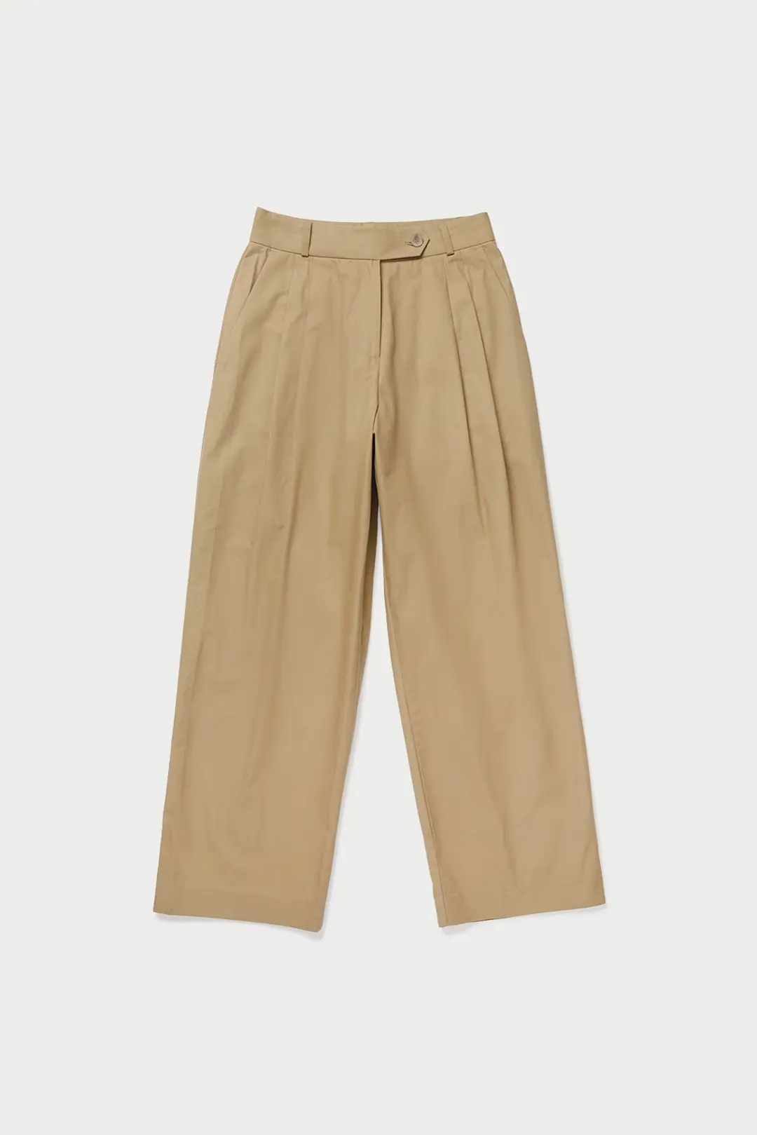 위드아웃썸머 Wide pintuck pants_beige 상품 이미지 1