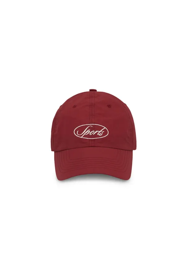 [1차] Sports Nylon Ball Cap (wine red)