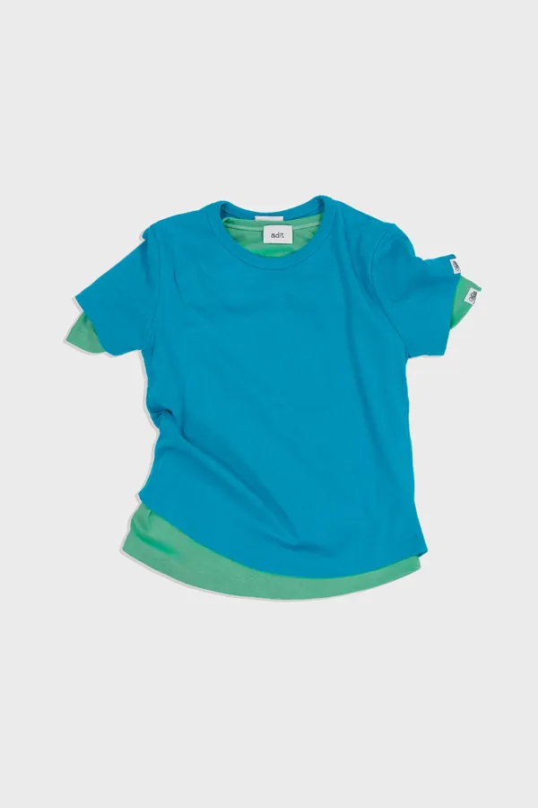 Cozy Relax T-shirt_Aqua blue