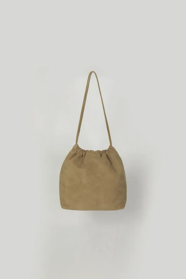 [당일출고] JOY SUEDE COW LEATHER BAG_BEIGE