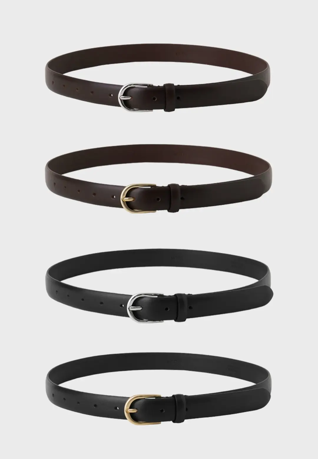 노티아 25MM CLASSIC ITALIAN LEATHER BELT - 4COLORS 상품 이미지 2