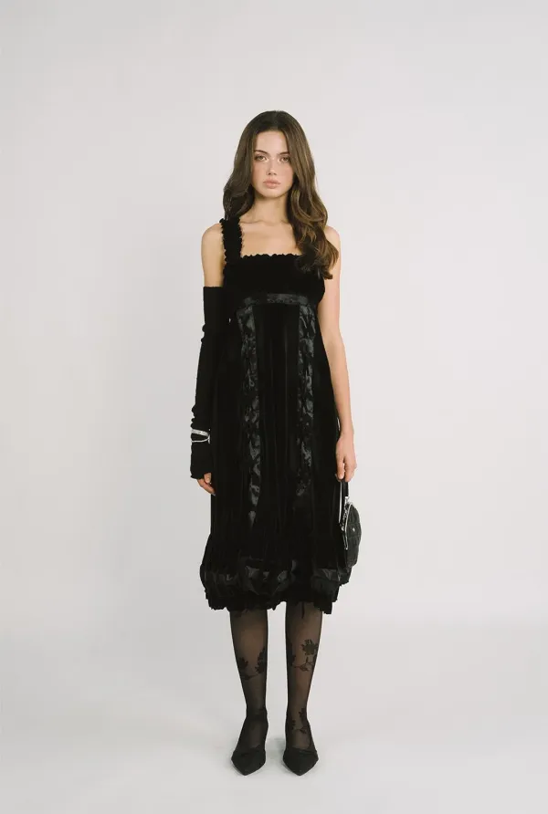 Agatha velvet dress