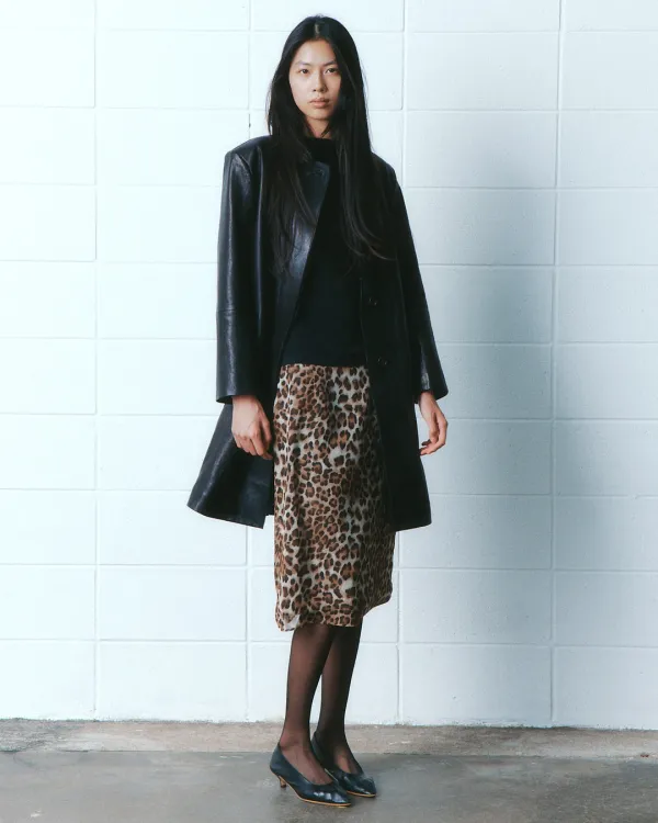 Toren Leather Coat