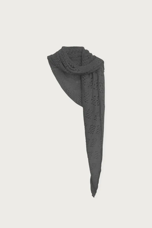 KNITTING MUFFLER DARK MOON