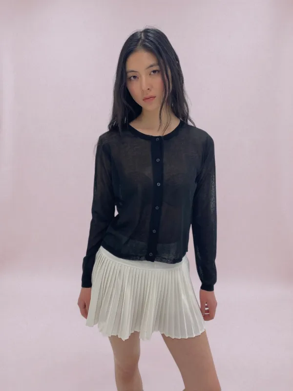 Mute Set Cardigan / Black