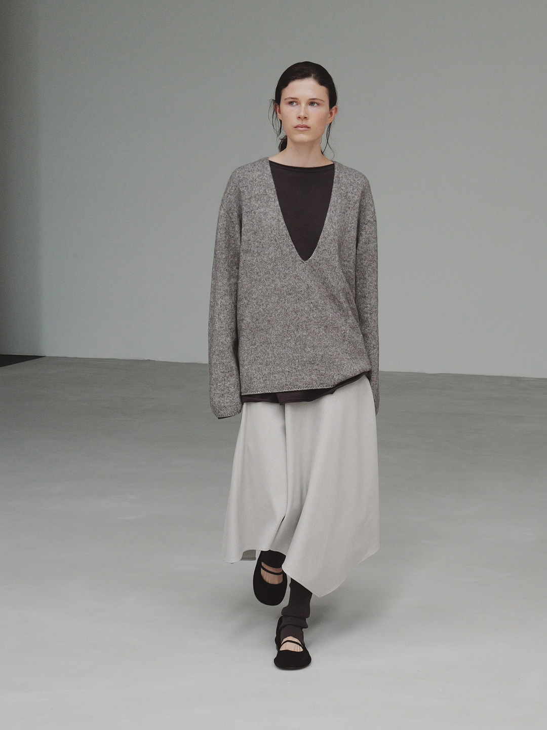 모이아 flare skirt (oat) 상품 이미지 2