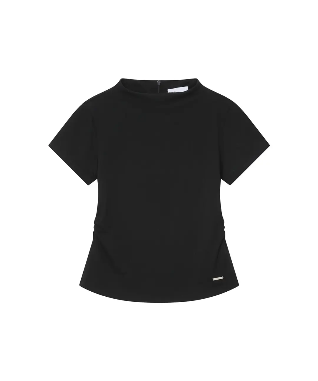 미세키서울 Mock neck pintuck sleeves BLACK 상품 이미지 3