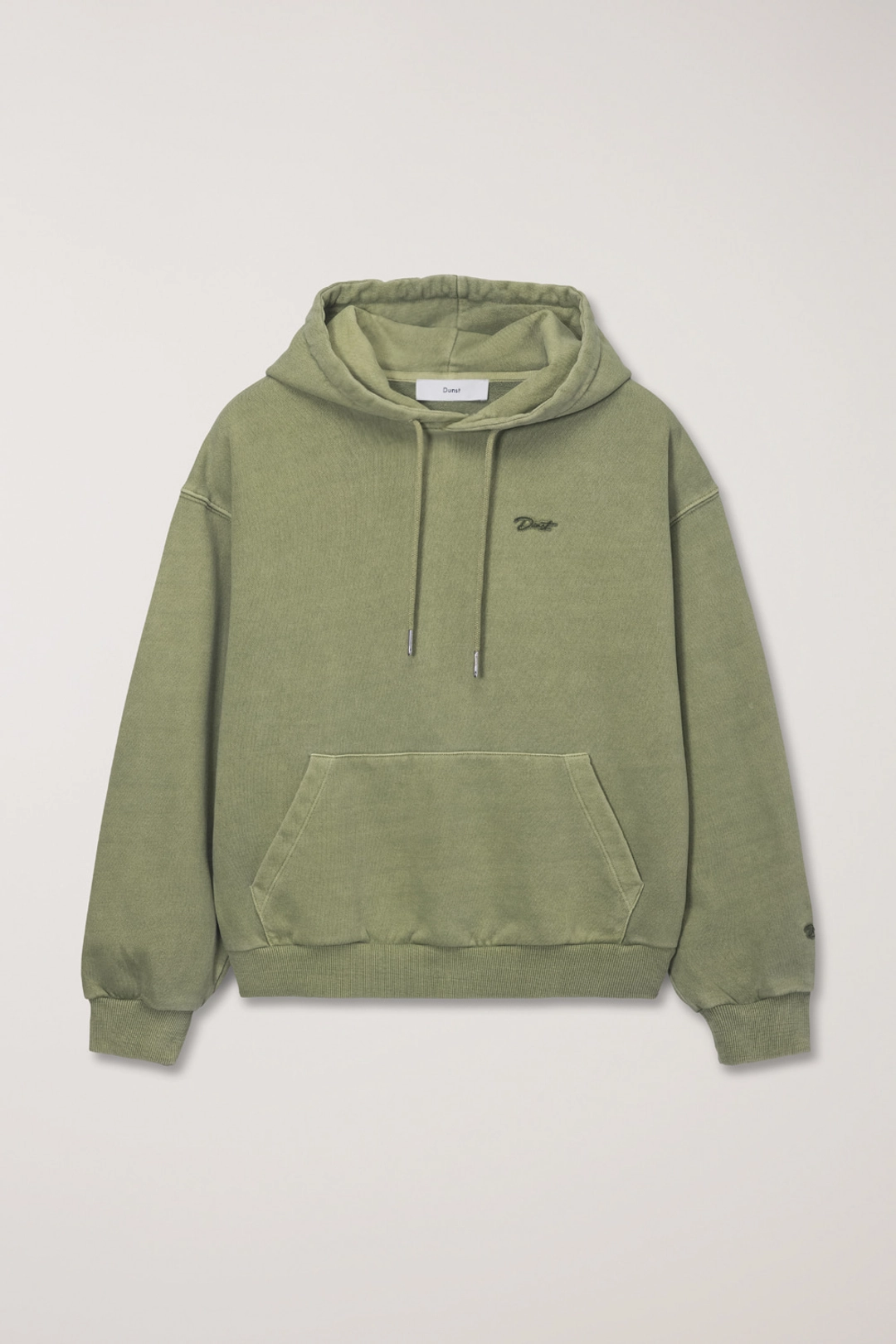 던스트 UNISEX GARMENT DYED HOODIE OLIVE GREEN_UDTS6A113E1 상품 이미지 1