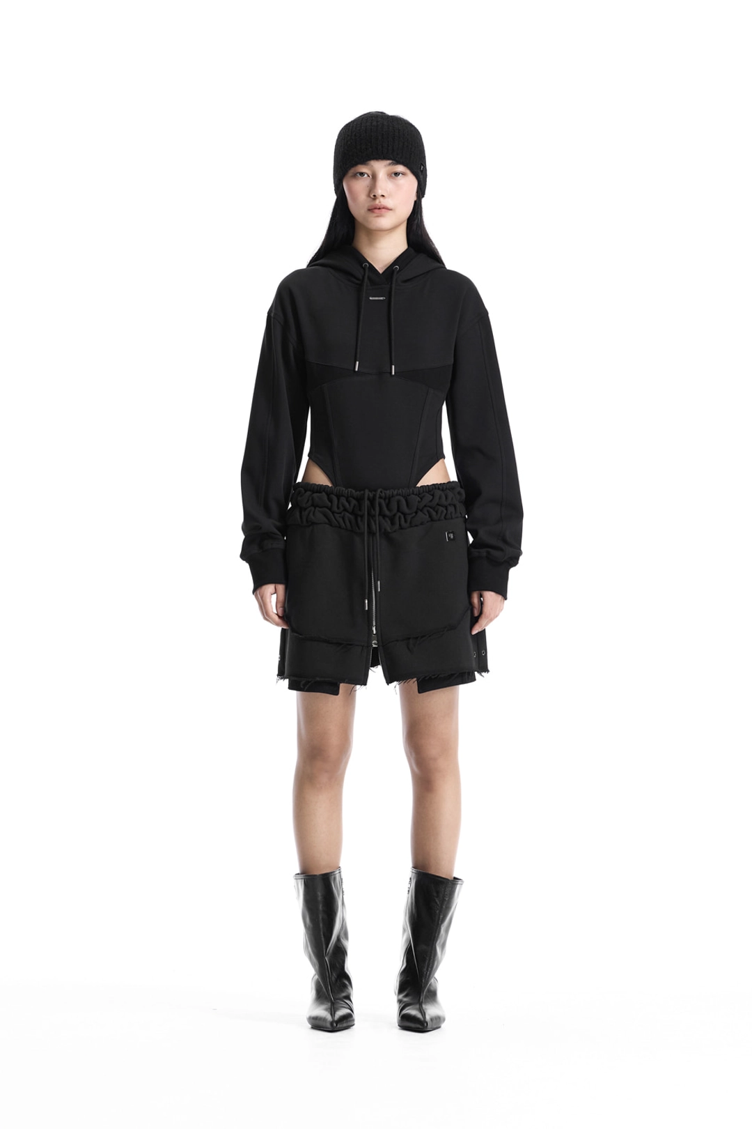 트리밍버드 Hooded Bodysuit [ Black ] 상품 이미지 2