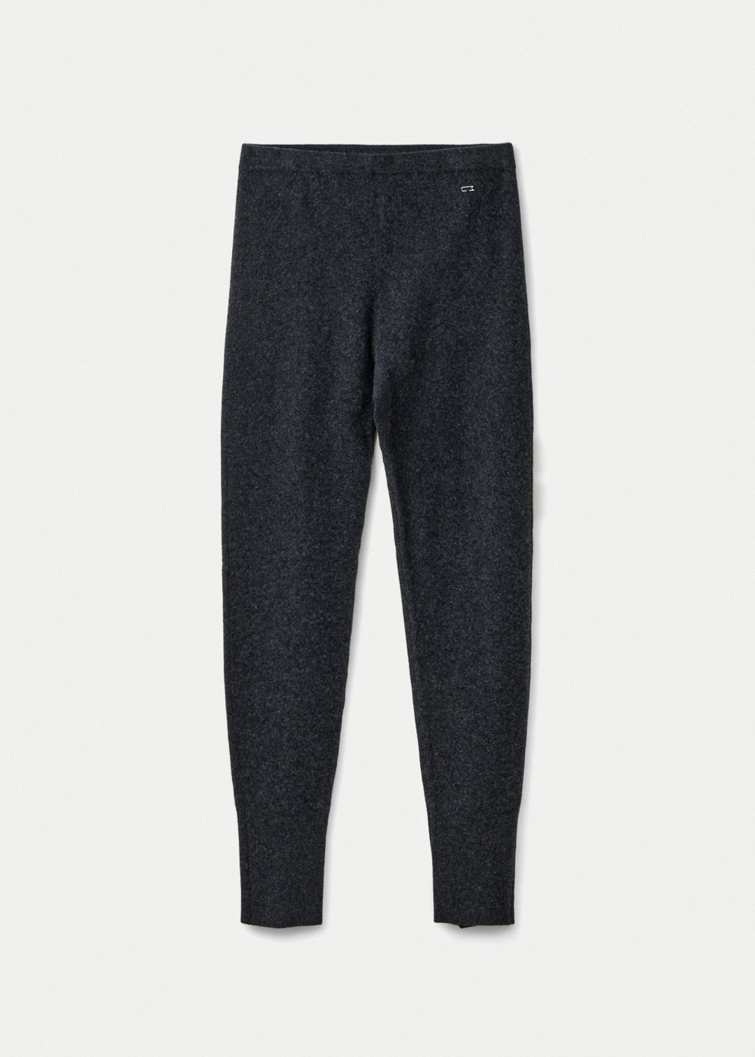 우마뭉 Wool cashmere button hem leggings_Graphite 상품 이미지 1