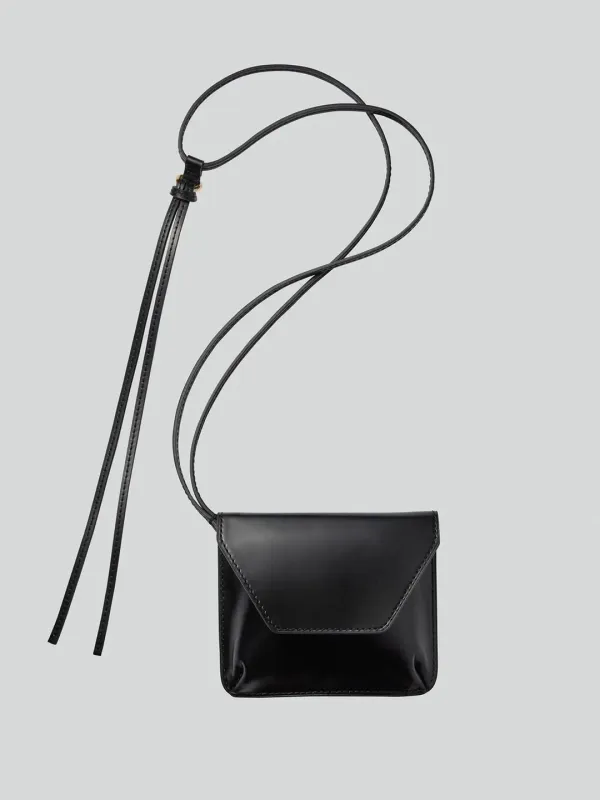 MINI POCKET NECKLACE (BLACK)