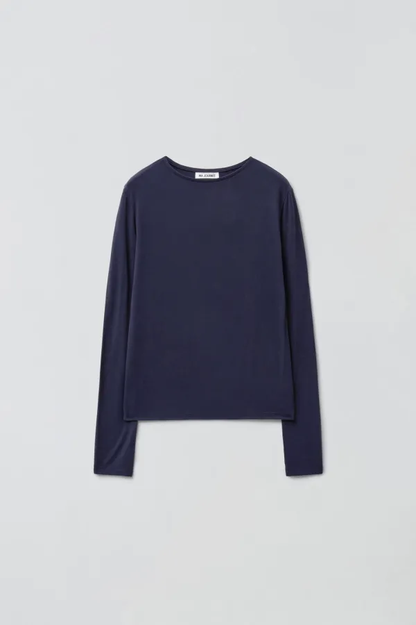 [1차 리오더] BASIC BOAT NECK TOP_NAVY