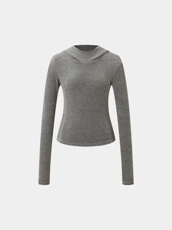 Loke velvet hoodie T