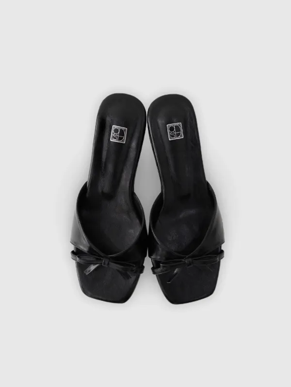 24th 예약주문 [Exclusive] Classic Ribbon Mule (Black)