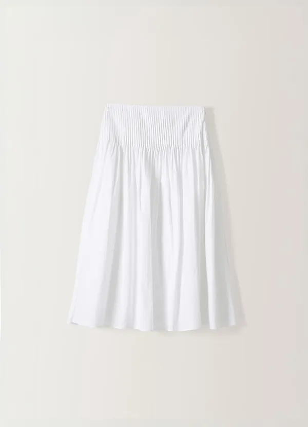 Sherry pleated skirt (White)
