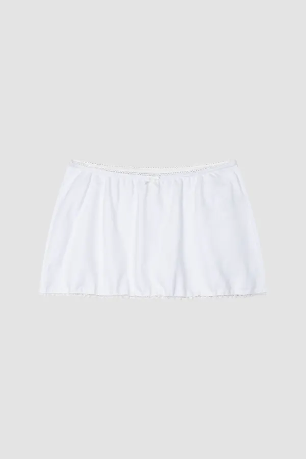[6/22 PRE-ORDER] LACE MINI SKIRT_WHITE