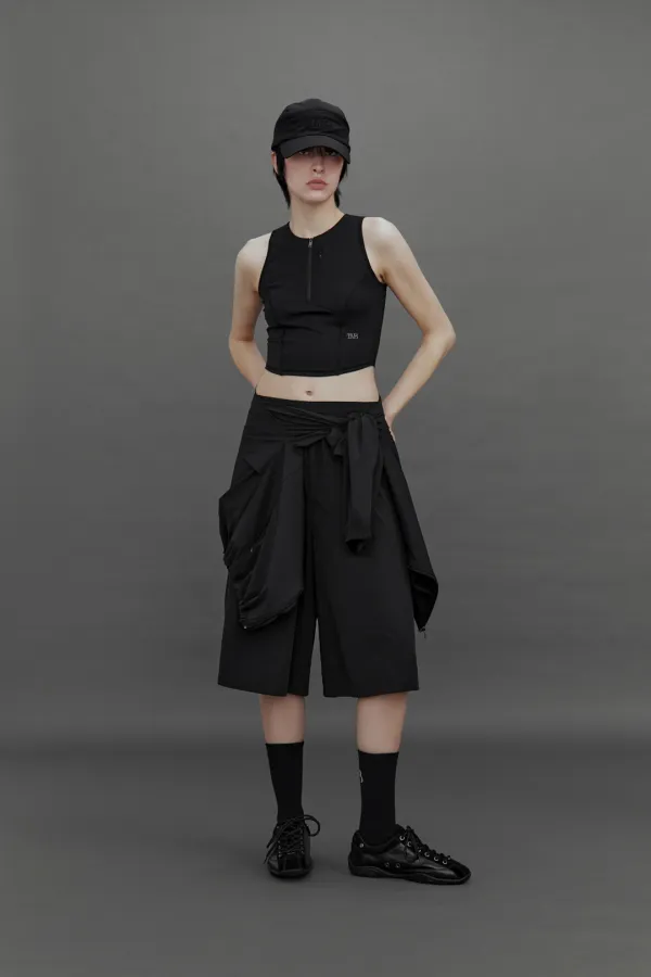 TMB Active Bermuda Shorts [ Black ]