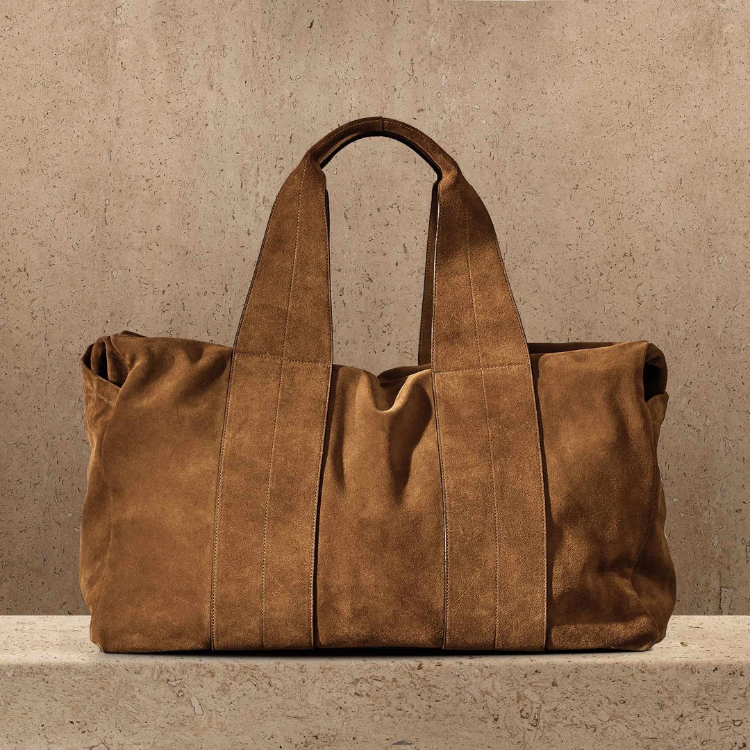 제임스펄스 Suede Montecito Weekend Bag - Tabacco 상품 이미지 1