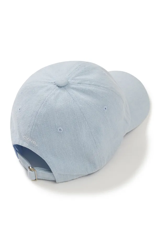 [25SS clove] Denim Logo Ball Cap (Sky Blue)