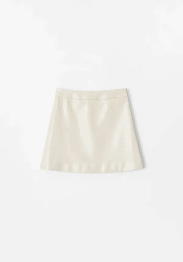 MERYL LEATHER SKIRT