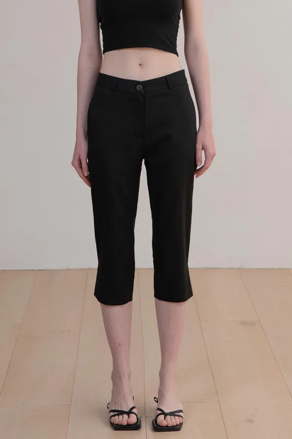 [8차] Luca Capri Pants_Black