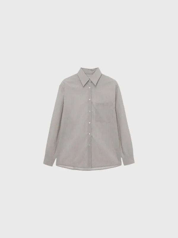 J classic stripe shirt (gray)