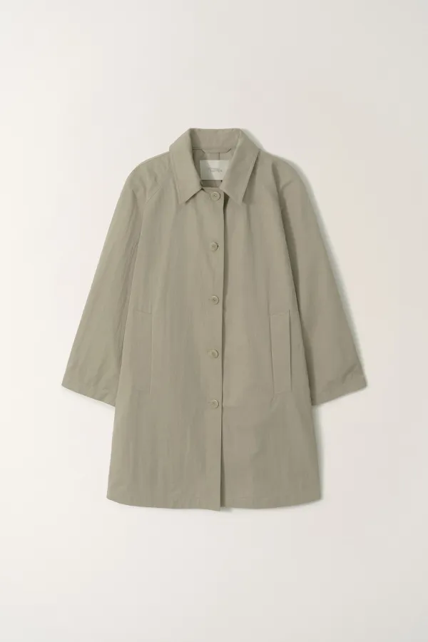 2ND / Light balmacaan trench (Beige)