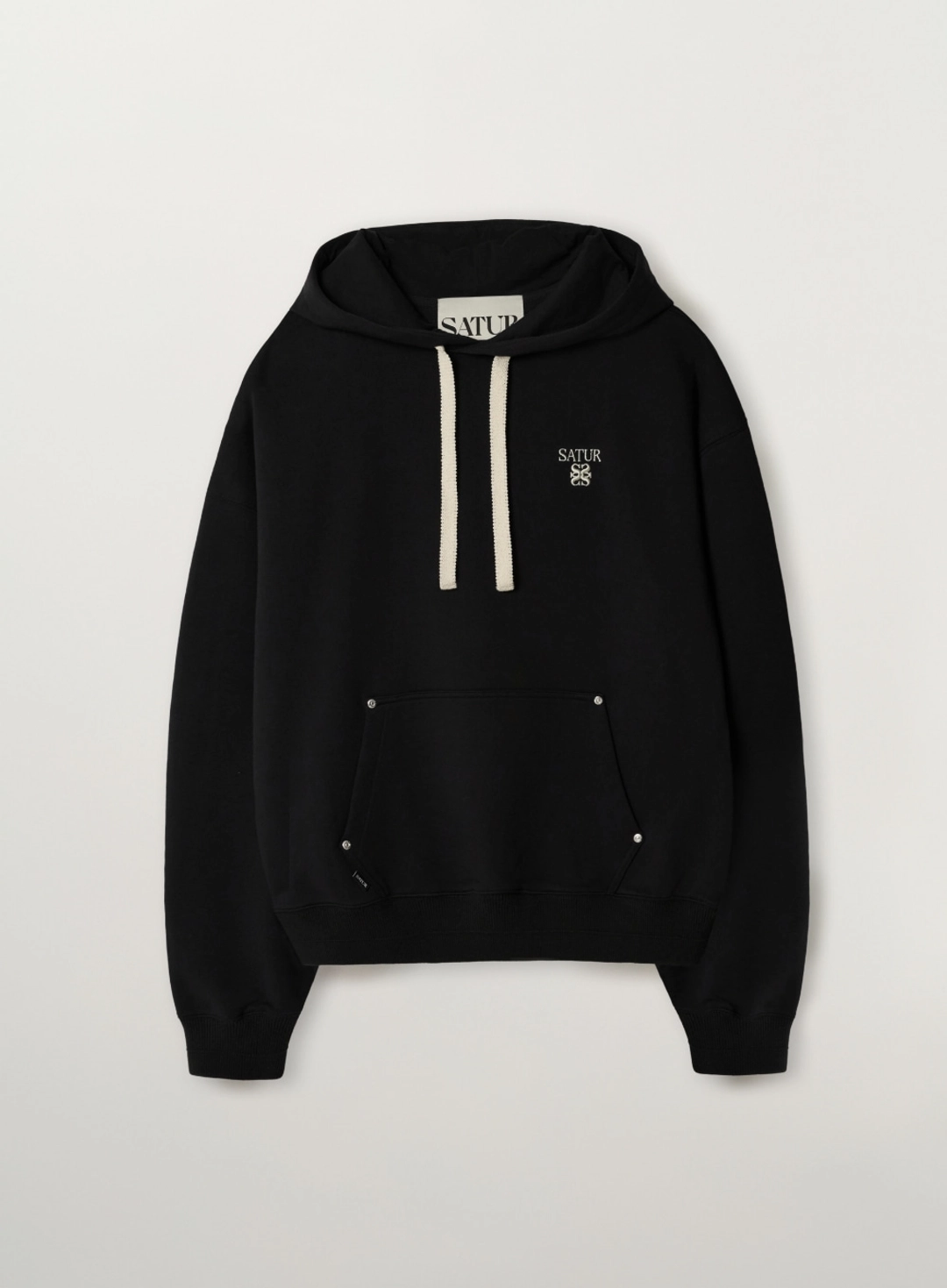세터 Loren Small Logo Rivet Hoodie - Black 상품 이미지 1