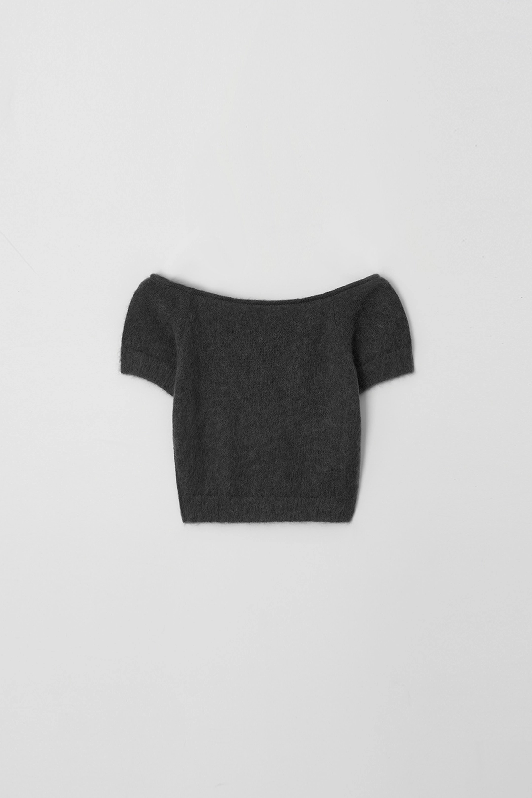 아뜰리에에디션 Mohair Off-Shoulder Knit (charcoal) 상품 이미지 1