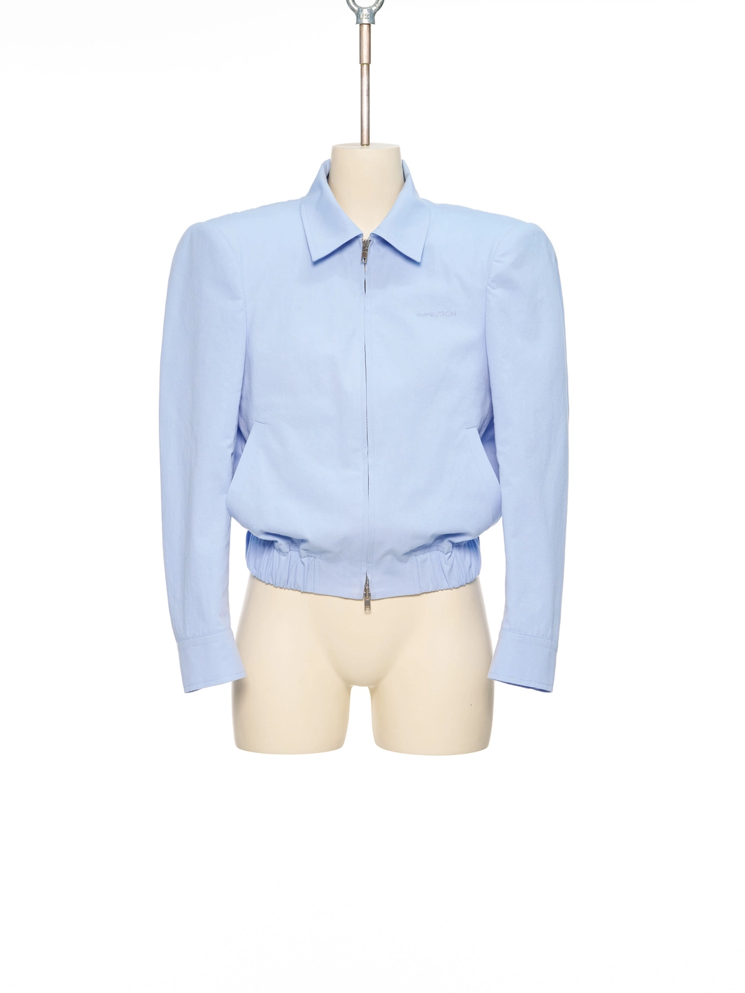 푸쉬버튼 SS26 LIGHT BLUE CURVY SHOULDER BLOUSON 상품 이미지 1