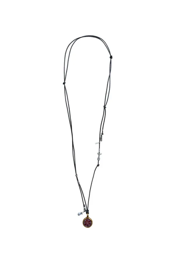 [ONLY ONE] RED JADE GEMSTONE NECKLACE