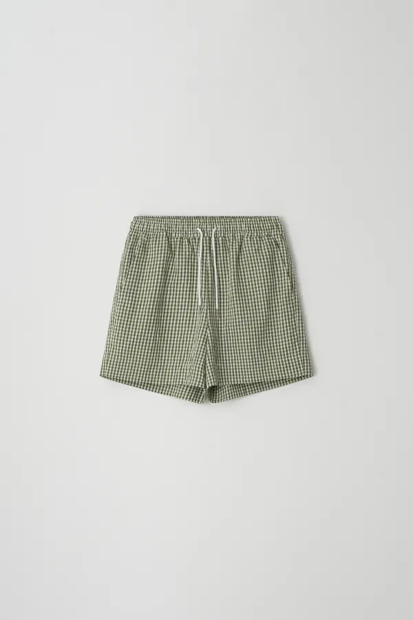 Gingham Check Shorts