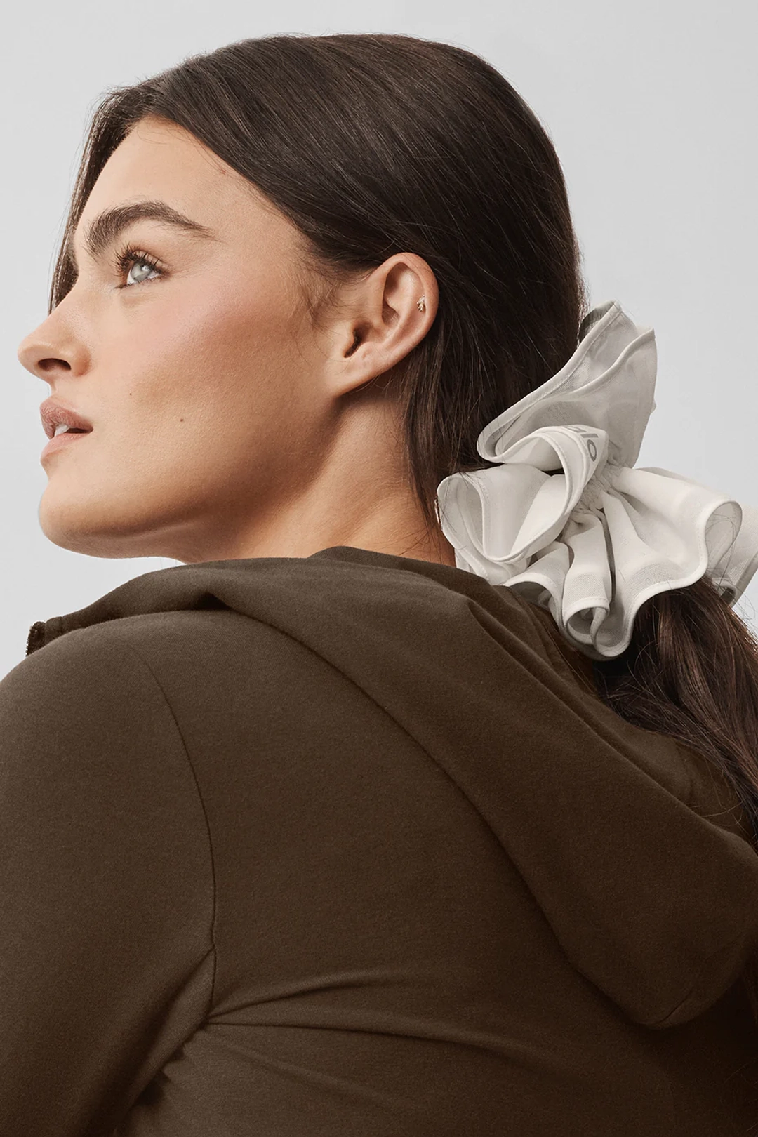 알로요가 Mesh Sweet Nothing Oversize Scrunchie - Ivory 상품 이미지 1
