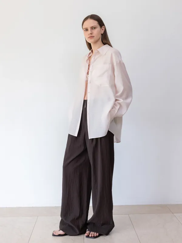 [BLACK 6/5 예약배송]Waist-Banded Wide Pants SW6XL291_3color