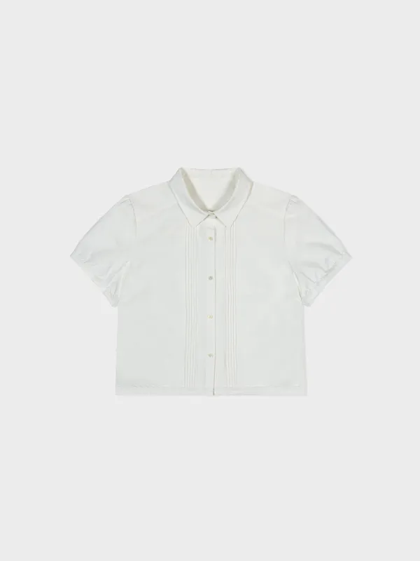 Bamboo Lace Shirt_Off White