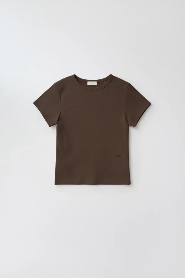 Bessette half tee (brown)