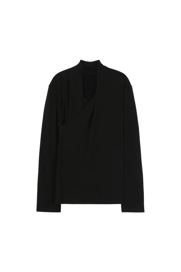 No.2 Wrapping Top, Black