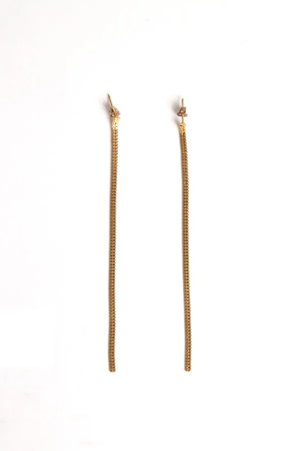 Long drop earring (re-stock)