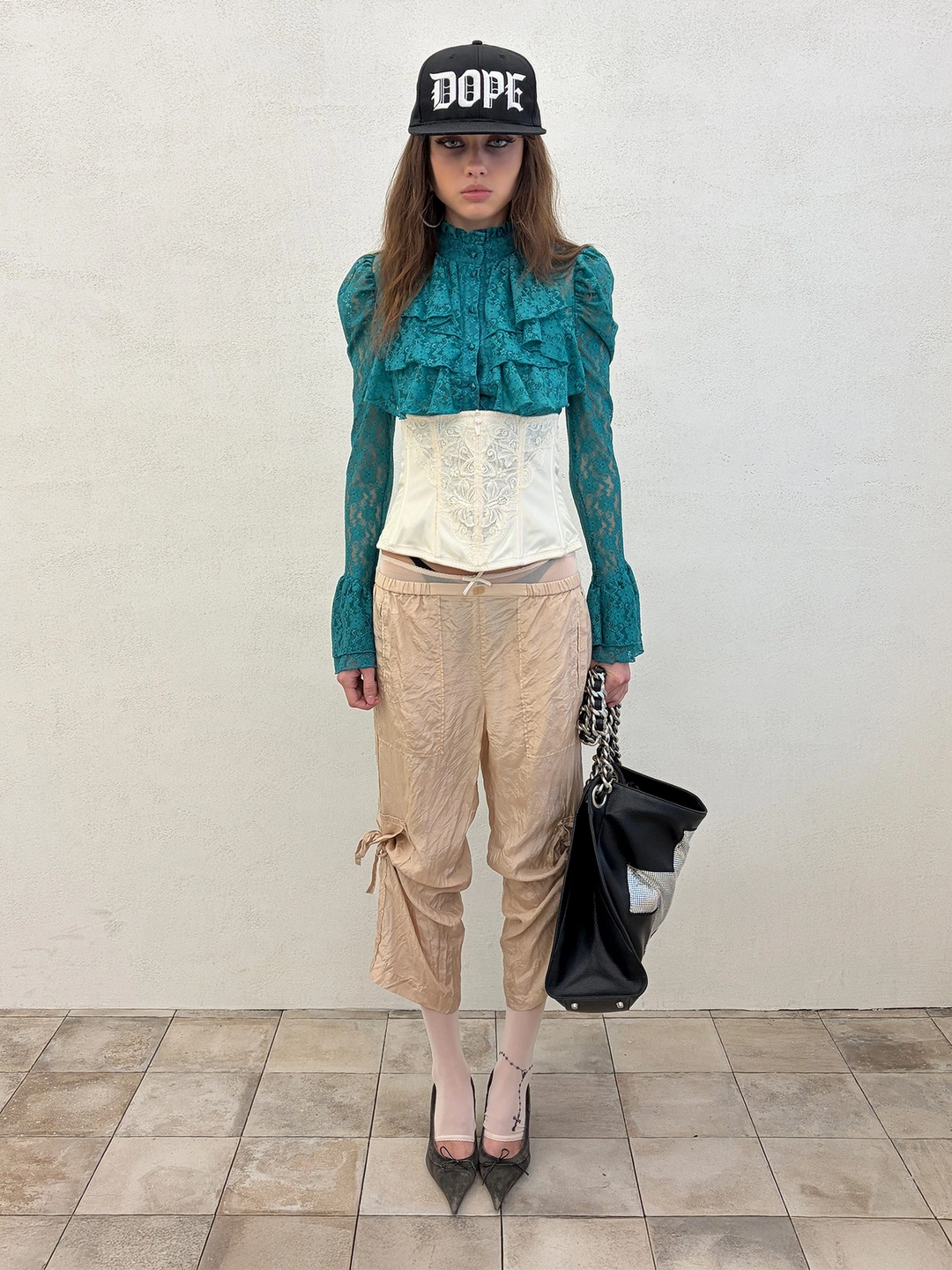 스컬프터 Victorian Blouse Teal 상품 이미지 1
