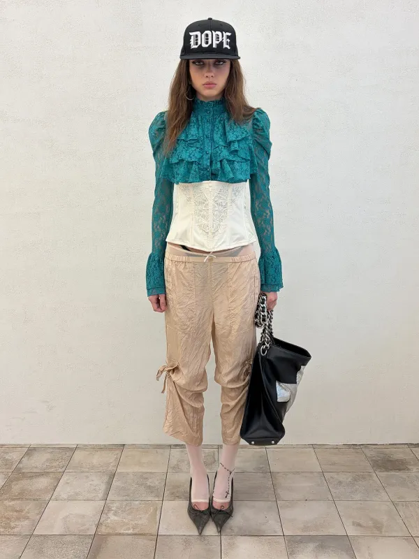 Victorian Blouse Teal
