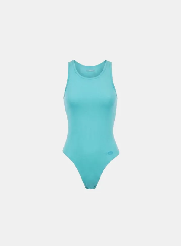 [w-jst26-016] Everyday U-Neck Tank Bodysuit - Mint
