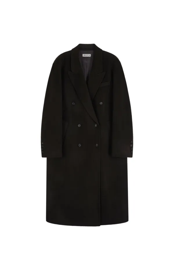 HANDMADE MAXI DOUBLE COAT (BROWN)